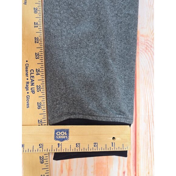 Under Armour Mens Tapered Joggers Medium Heather Gray Black Pockets Stretch Fit - Picture 7 of 7